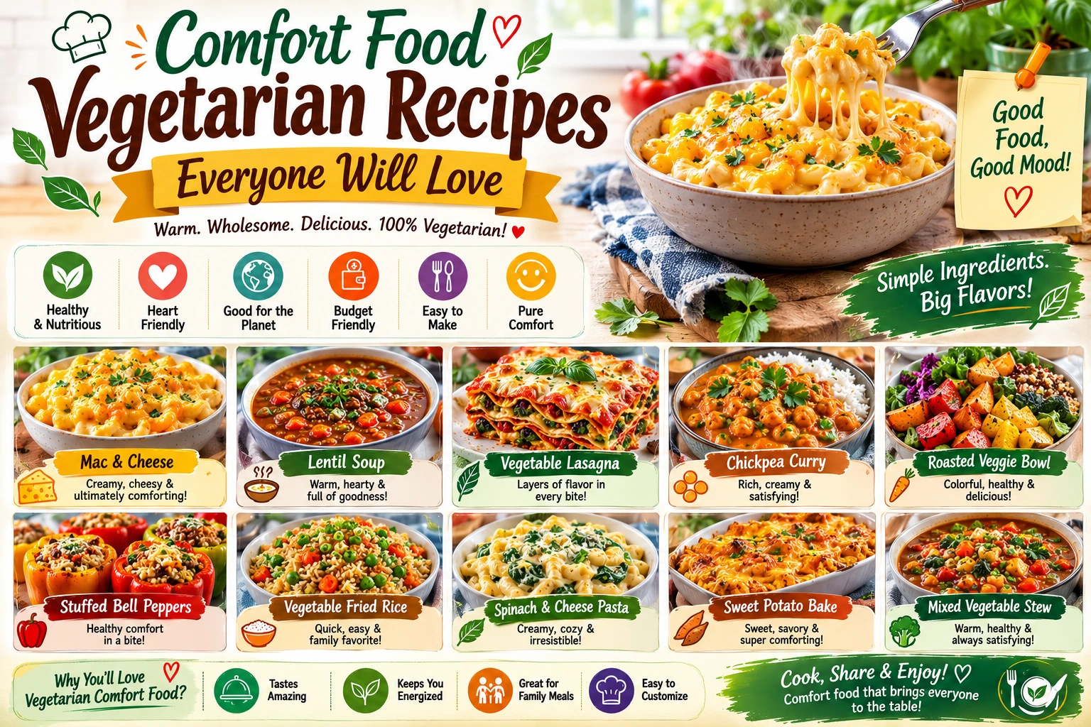 Easy Vegetarian Recipes for Healthy and Flavorful Everyday Meals