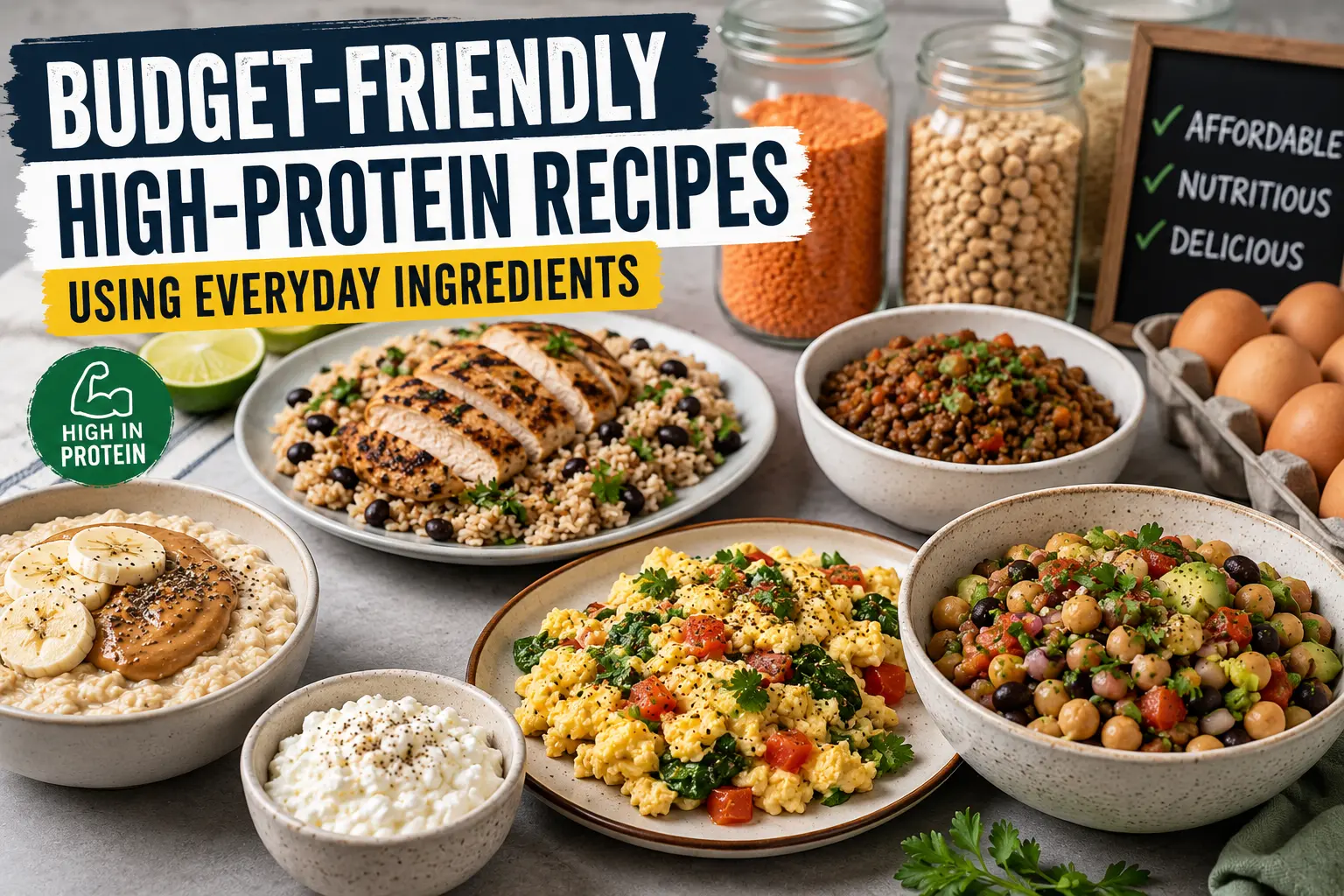 Budget-Friendly High-Protein Recipes Using Everyday Ingredients