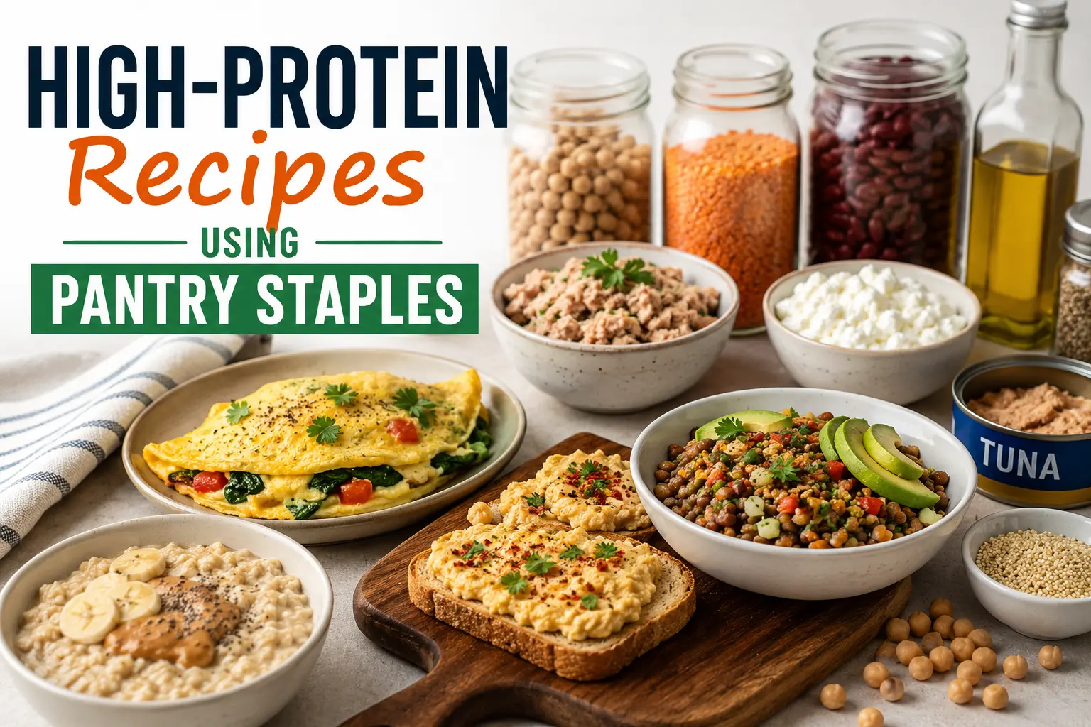 High-Protein Recipes Using Pantry Staples