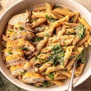 Garlic Parmesan Chicken Pasta